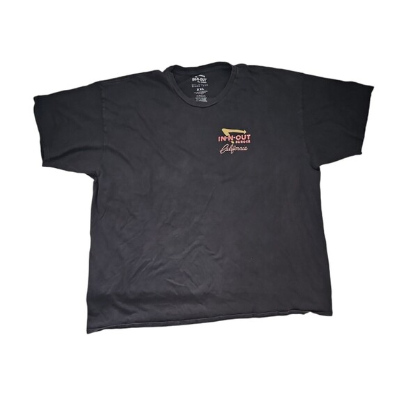 In-N-Out Classic Car Graphic Black T Shirt Size XXL - Picture 1 of 5